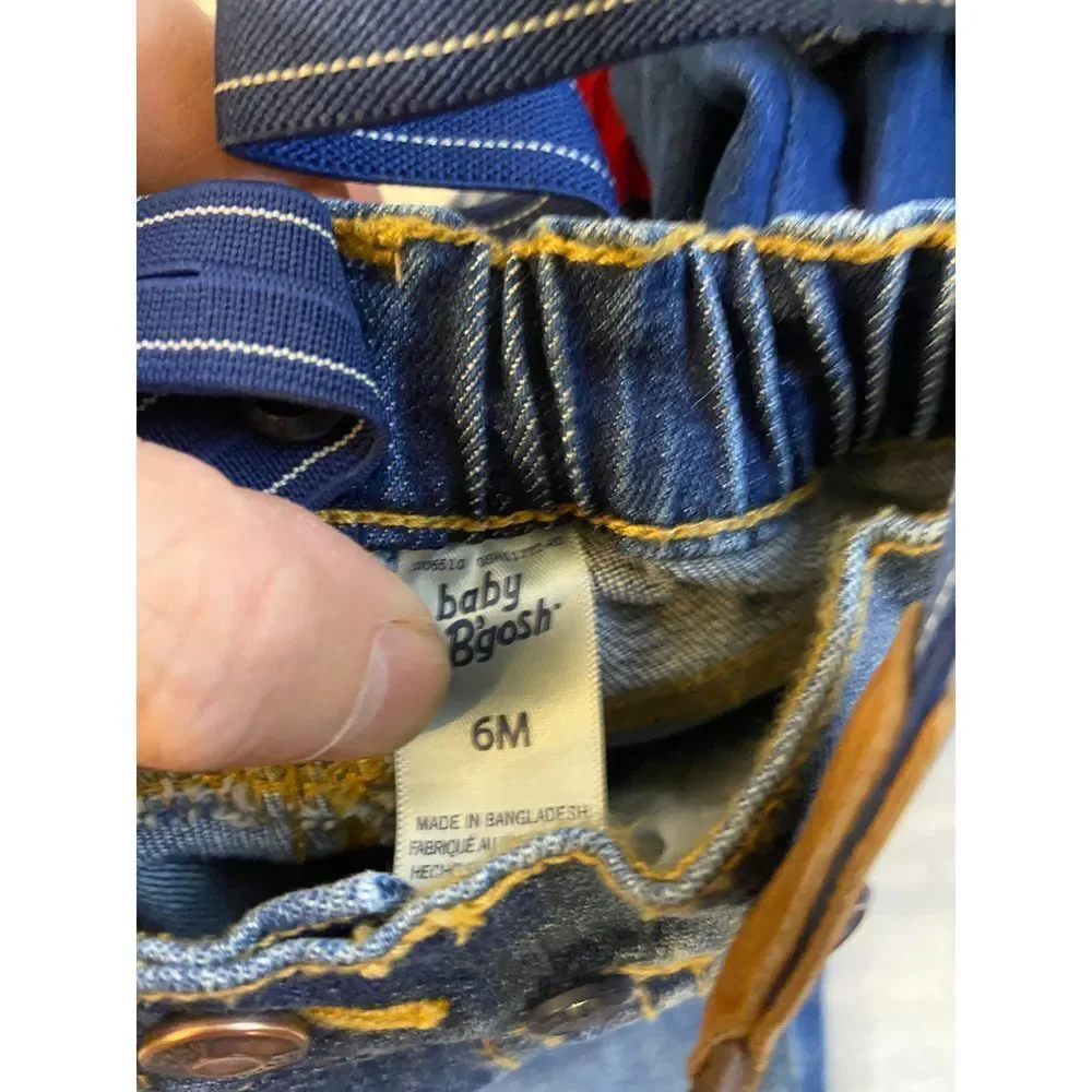 Oshkosh overalls suspenders 6m denim jeans‎